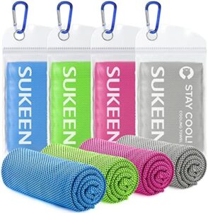 Read more about the article Sukeen [4 Pack Cooling Towel (40″x12″), Ice Towel, Soft Breathable Chilly Towel, Microfiber Towel for Yoga, Sport, Running, Gym, Workout,Camping, Fitness, Workout & More Activities