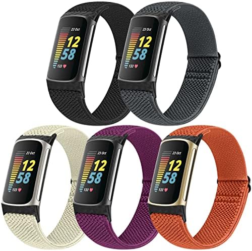 Read more about the article Runostrich 조정 가능한 탄성 시계 밴드 호환 Fitbit Charge 5 여성 남성 5 팩 스트레치 스포츠 루프 밴드 소프트 나일론 충전 5 피트니스 및 건강 추적기용 나일론 액세서리